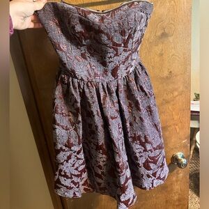 MM Couture plum minidress